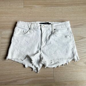 Joe’s Jeans Cutoff Denim Shorts in White: Size 27